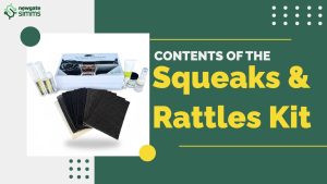 The Contents Of Our Squeaks & Rattles Kit